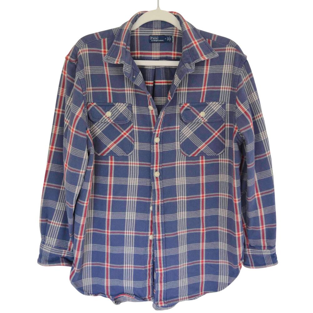 Ralph Lauren Flannel Utility Shirt Size Medium